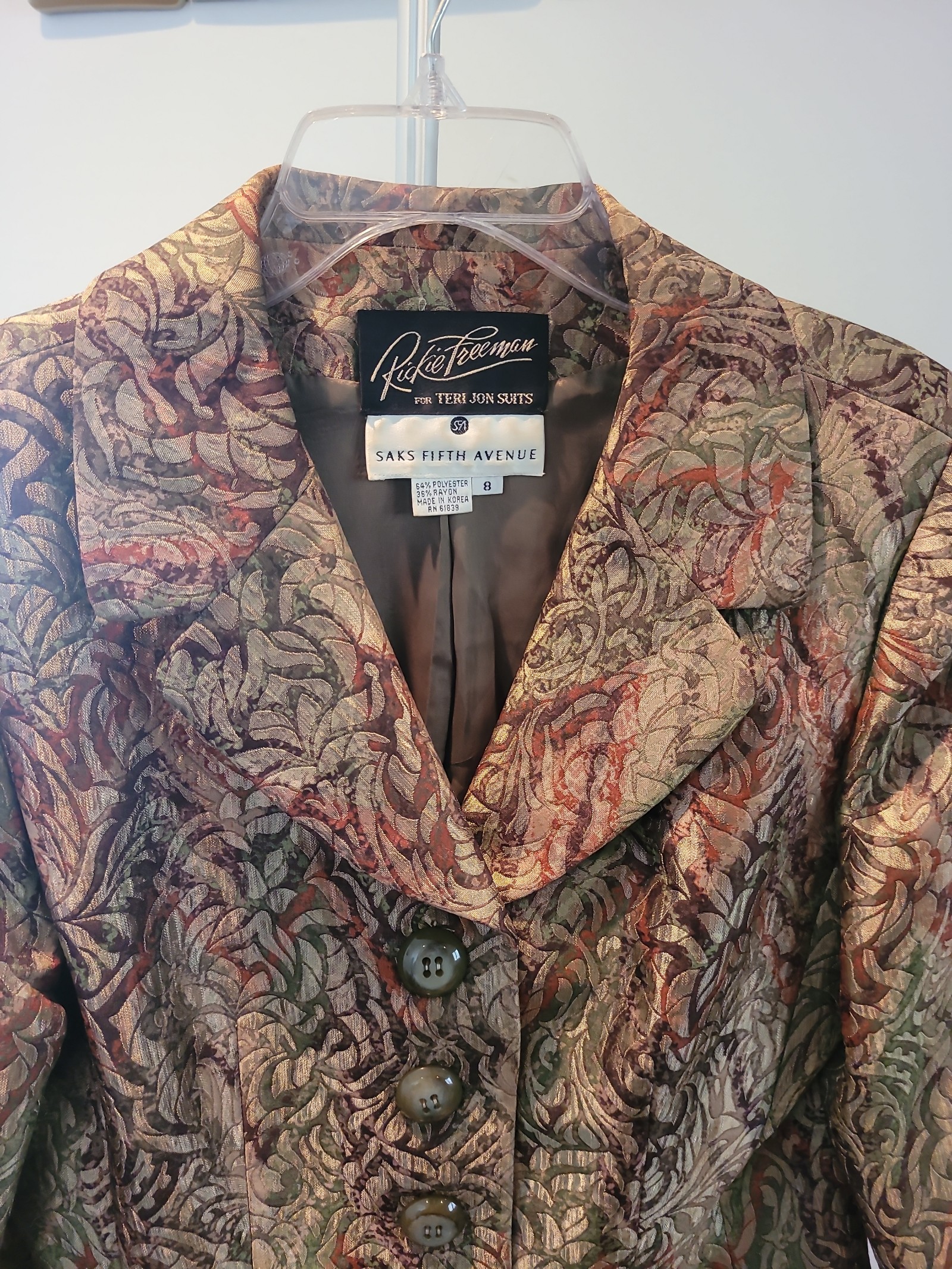 Vintage Rickie Freeman for Teri Jon.Suits Blazer