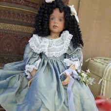2ft beautiful porcelain doll. #283/1000