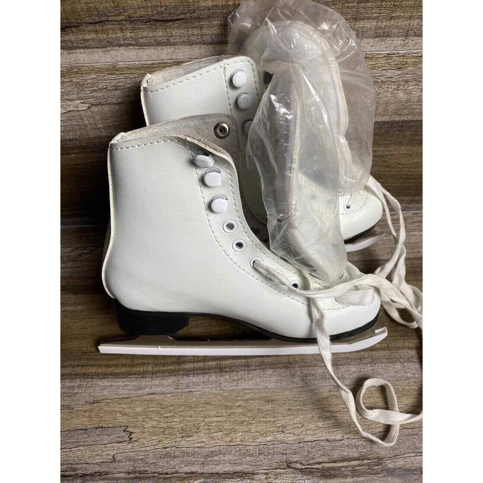 Hespeler Ice Skates Jr. Size W/blade Gaurds J13 Junior size 13