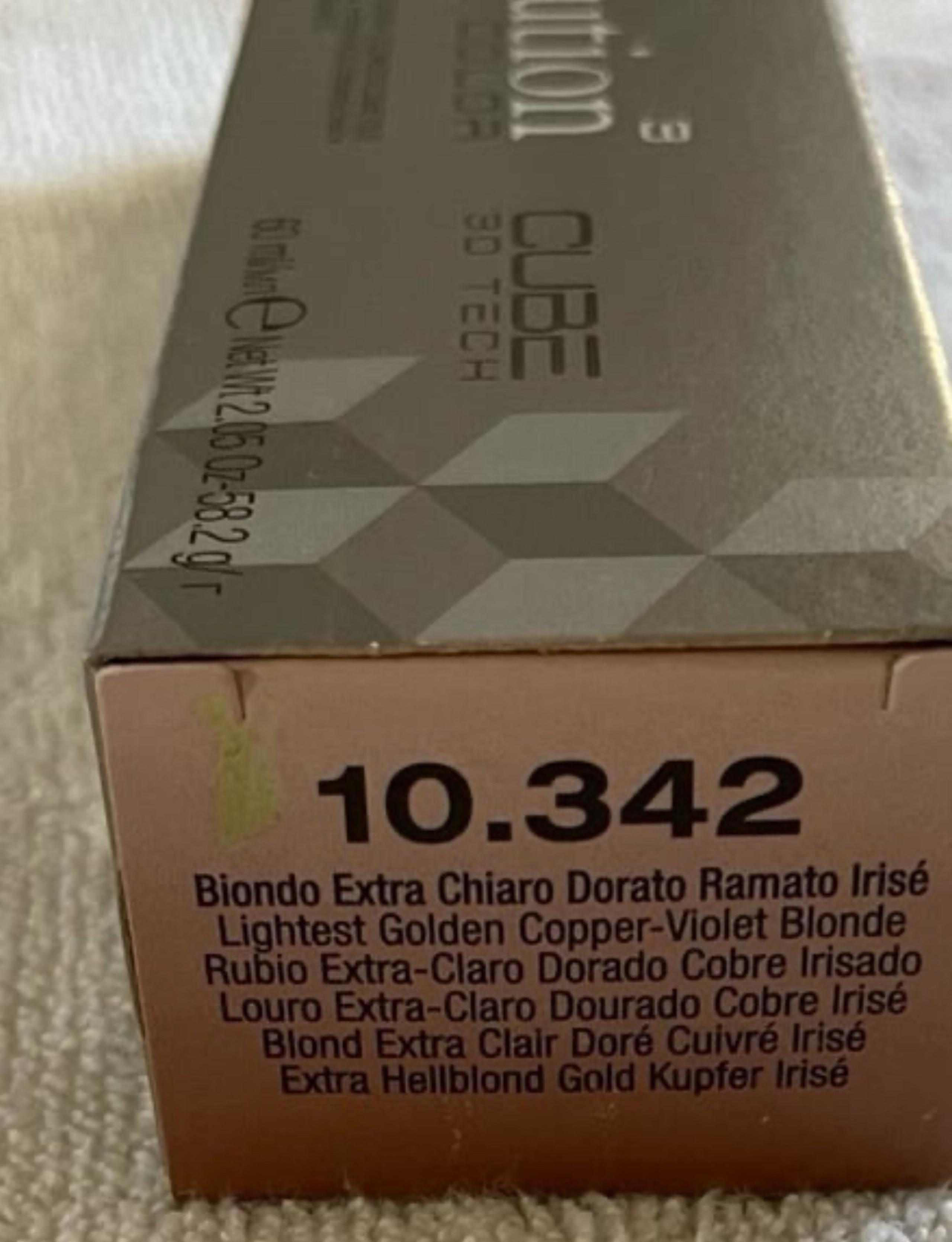 Alfaparf Milano  Hair Color - 10.342 Lightest Golden Copper Violet Blonde