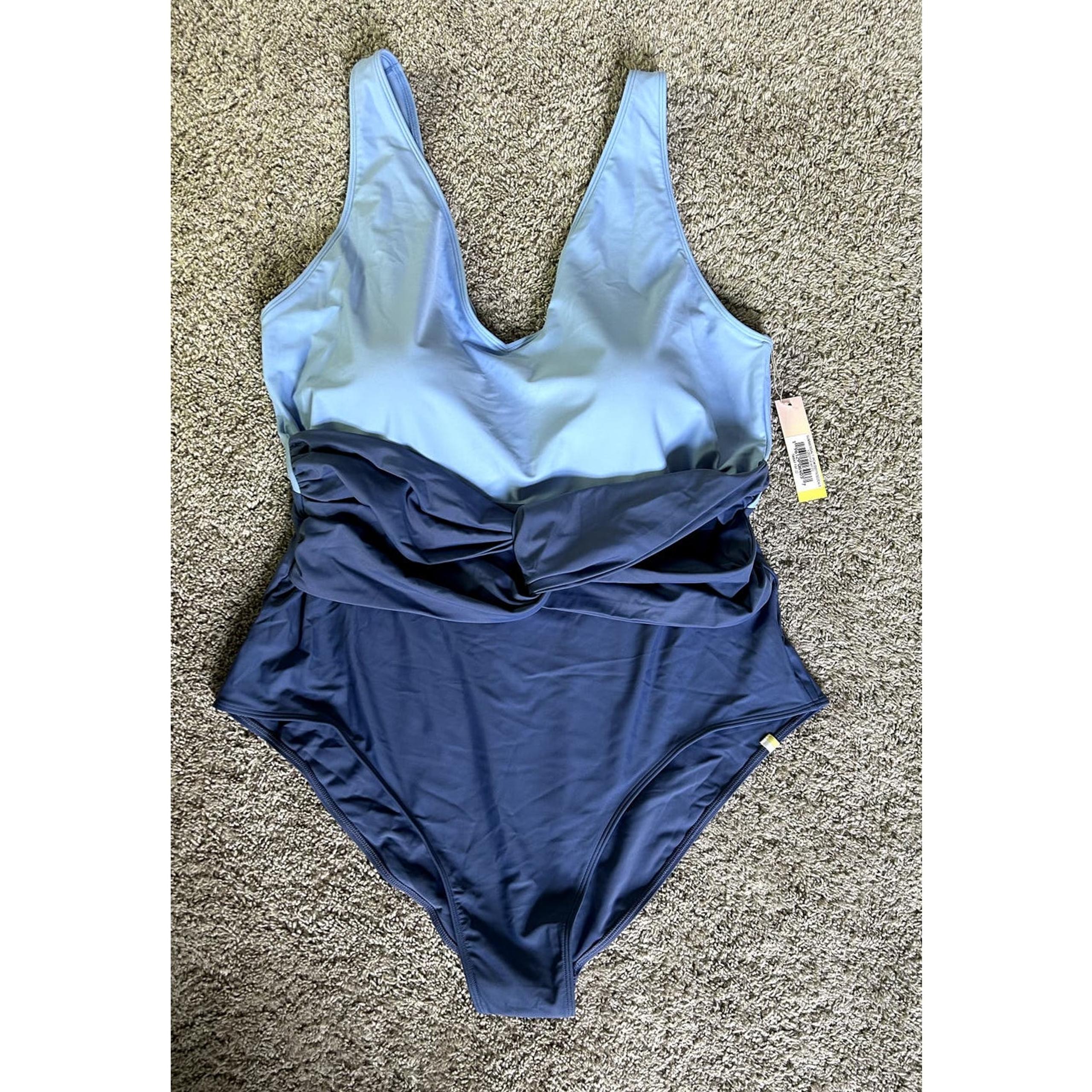 Summersalt Women's The Twist Backflip Blue One Piece Swim - 22