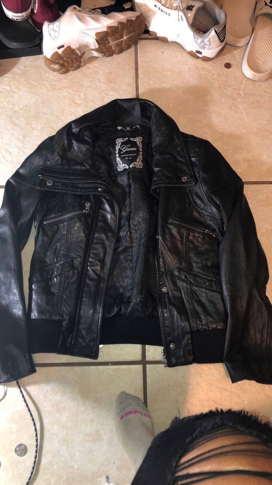 Faux Leather Jacket