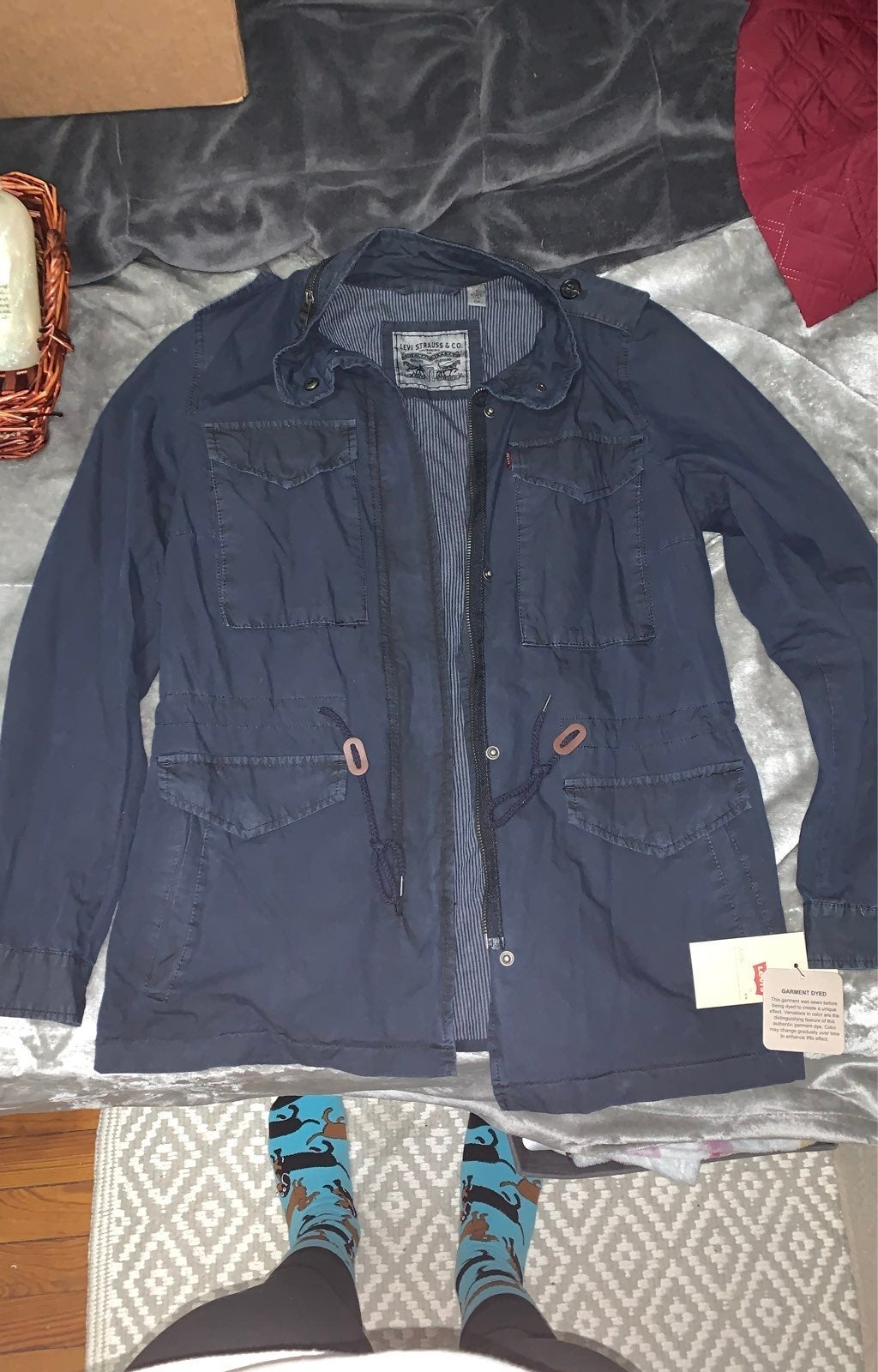 Authentic Levi light military jacket