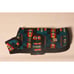 Chilly Dog Turquoise Southwest Wool Dog Blanket Winter Coat Size Medium