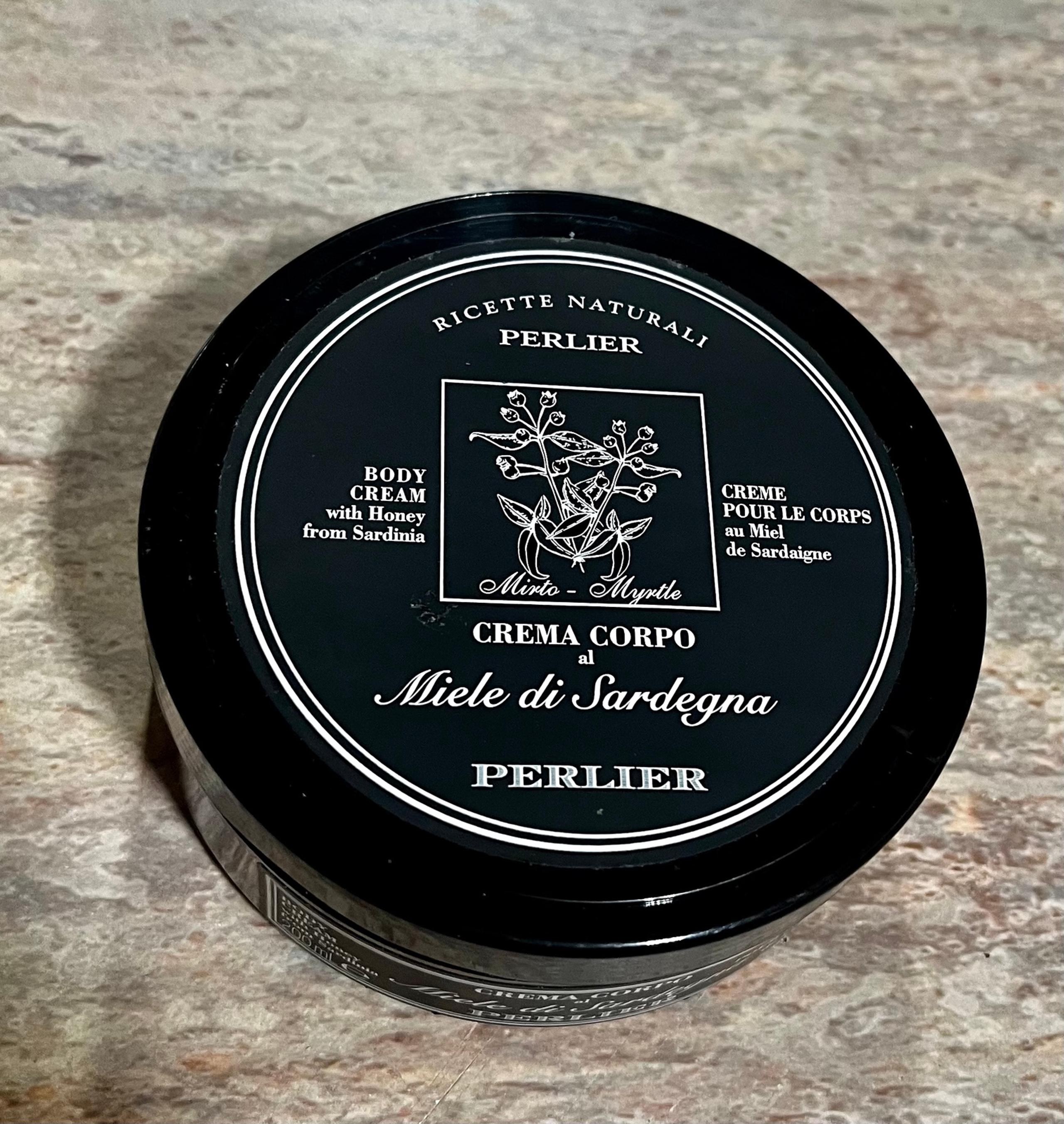 New Perlier Italian Body Cream with Honey From Sardinia