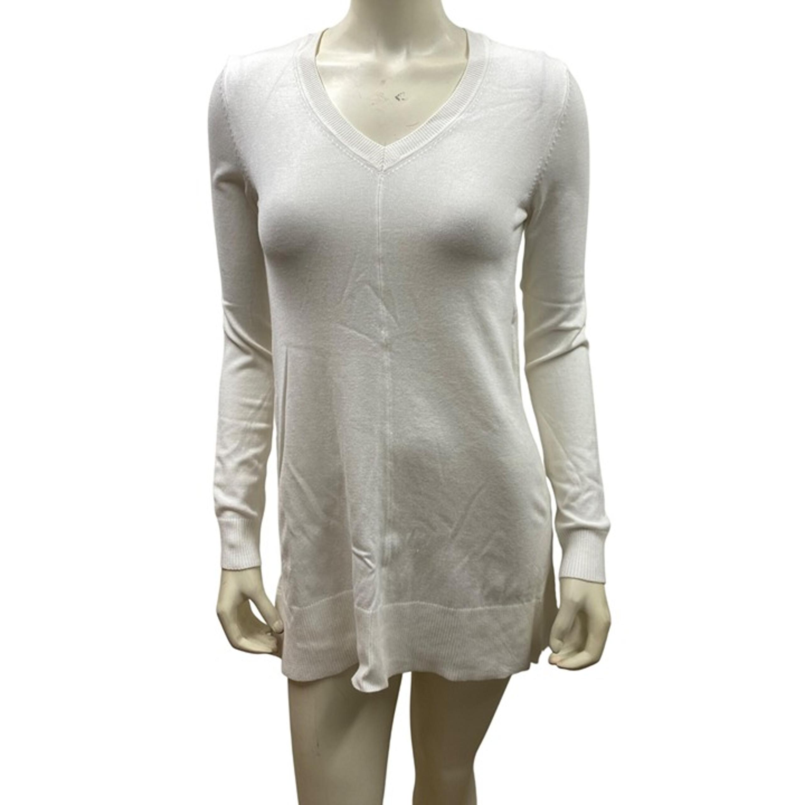DKNY Jeans Women's V-Neck Long Sleeve Tunic Sweater Dress Size S
