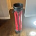 VINTAGE BURTON red black GOLF BAG + STRAP JASPER, ALABAMA Usa faux gator
