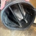VINTAGE BURTON red black GOLF BAG + STRAP JASPER, ALABAMA Usa faux gator