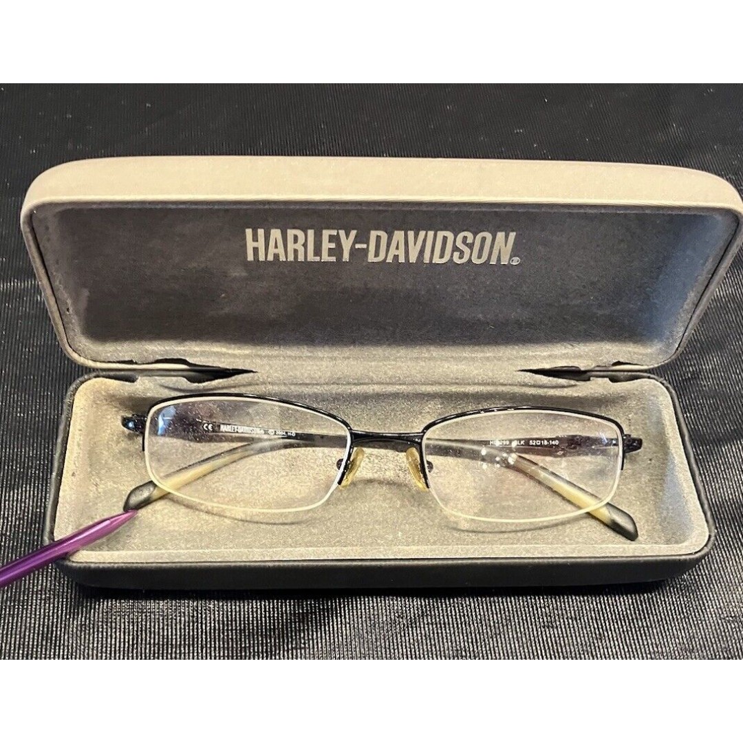 Harley Davidson Eyeglasses Eye Glasses Frames With Case Italy