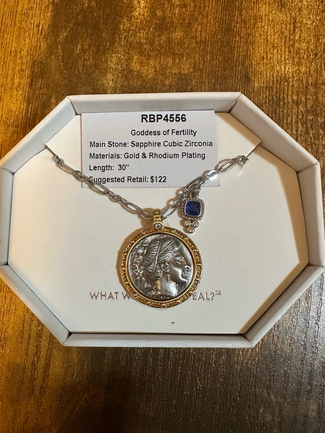 Bomb Party BP Greek Goddess Necklace