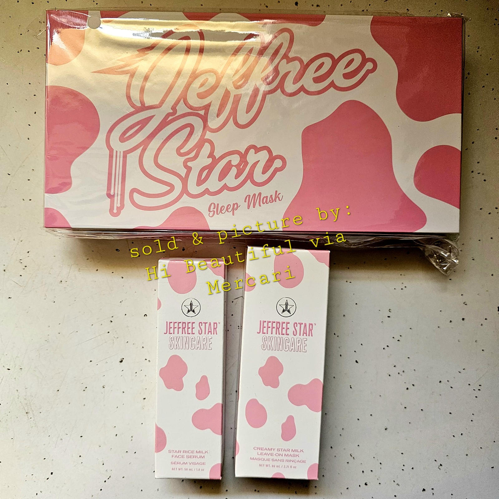 Sold out jeffree star milk bundle