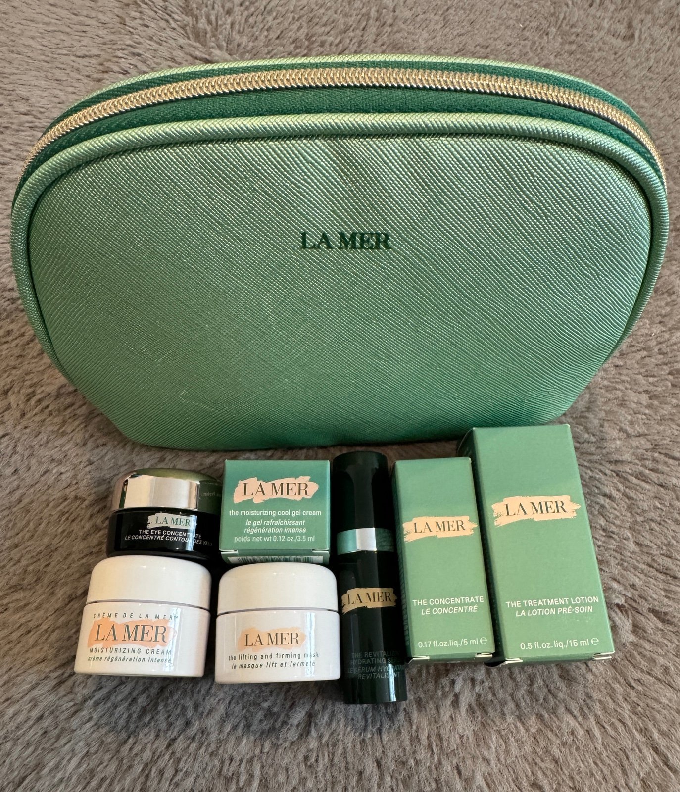 LaMer samples and bag total 8pieces