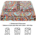 Cotton Bedspread Quilt Sets-Reversible Patchwork Coverlet Set