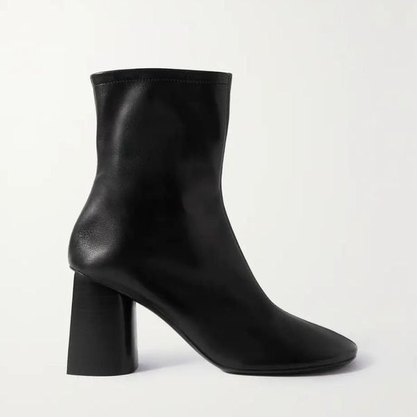 Balenciaga Glove Ankle Leather Boots size 39.5 NEW