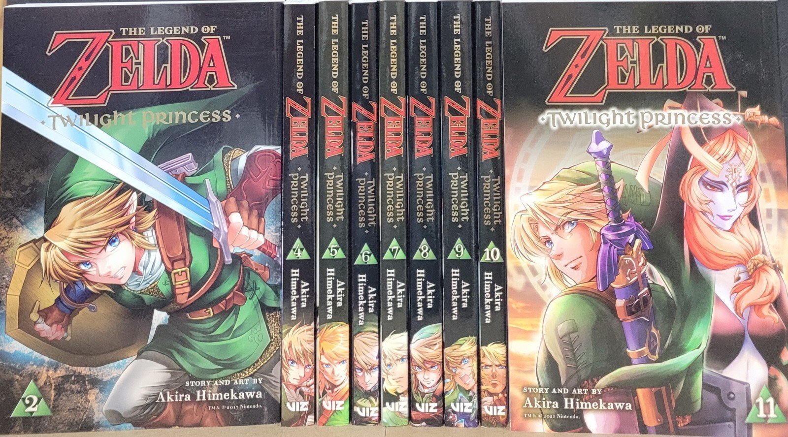 The Legend of Zelda Twilight Princess Manga Lot English brand new volumes 1-11