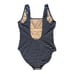 J Crew One Piece Swimsuit 14 NWT Navy Blue Textured Stripe Nautical Scoop-back