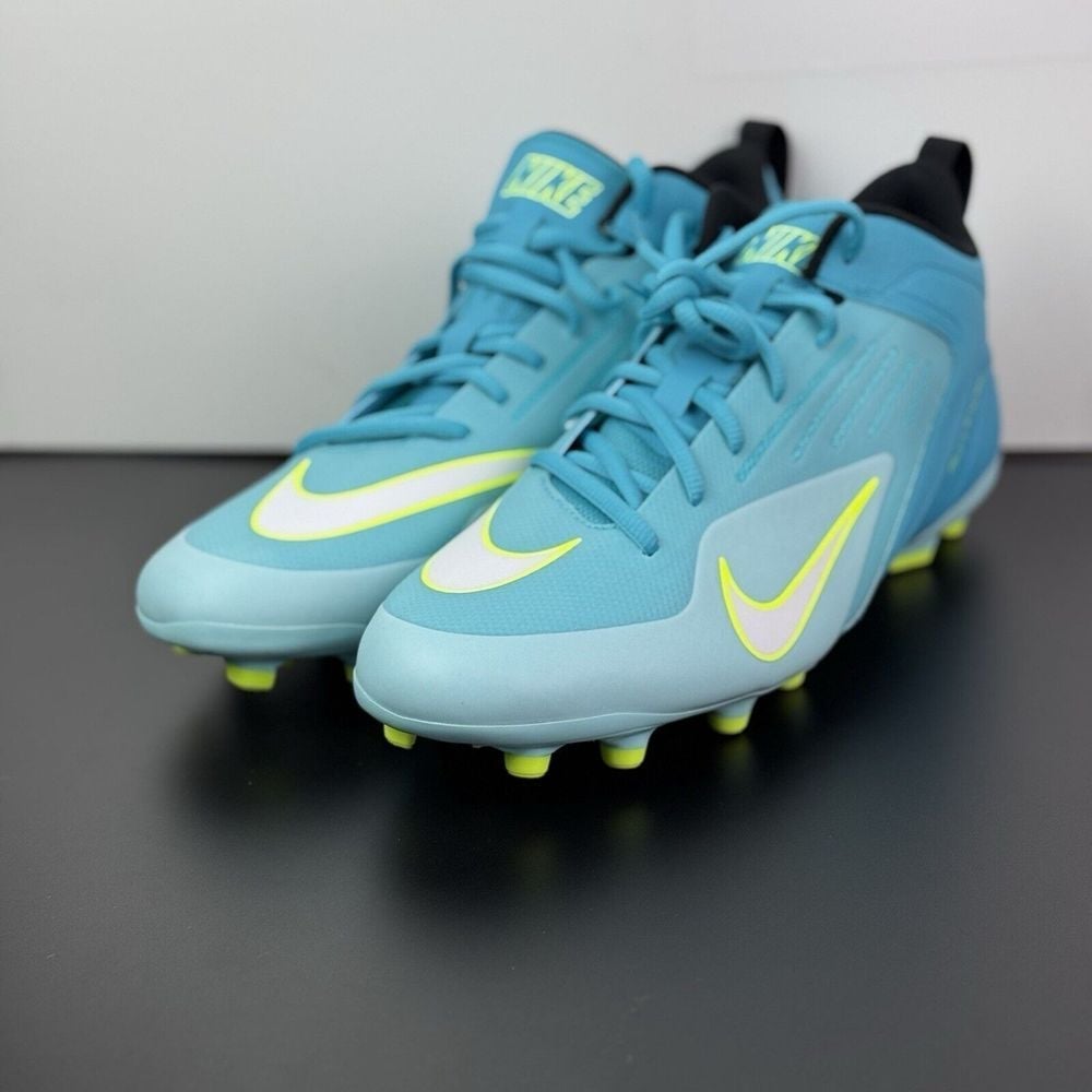 Nike Alpha Huarache 8 Varsity Lax Turquoise Lacrosse CZ6558-400 Men's Size 12.5