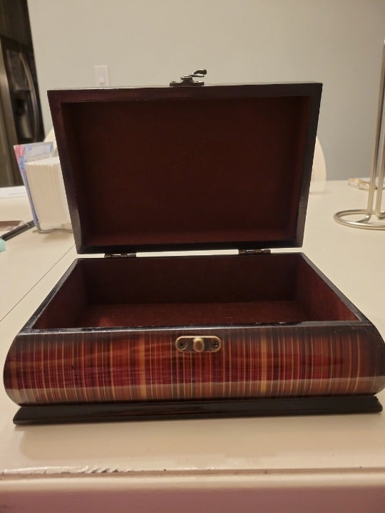 Dark Wood Jewelry Box
