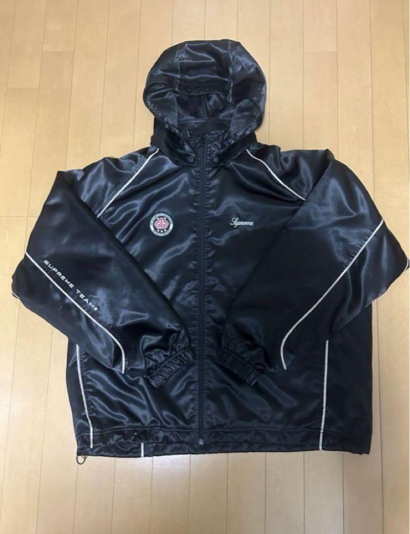 Satin Hooded Track Jacket – Supreme