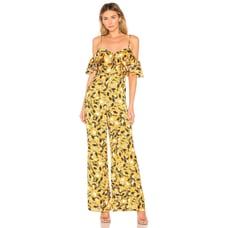 Tularosa Ashlyn Jumpsuit Marigold Blossom Size Small