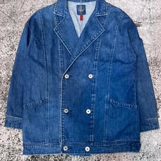 [NICOLE CLUB] Double Denim Tailored Jacket