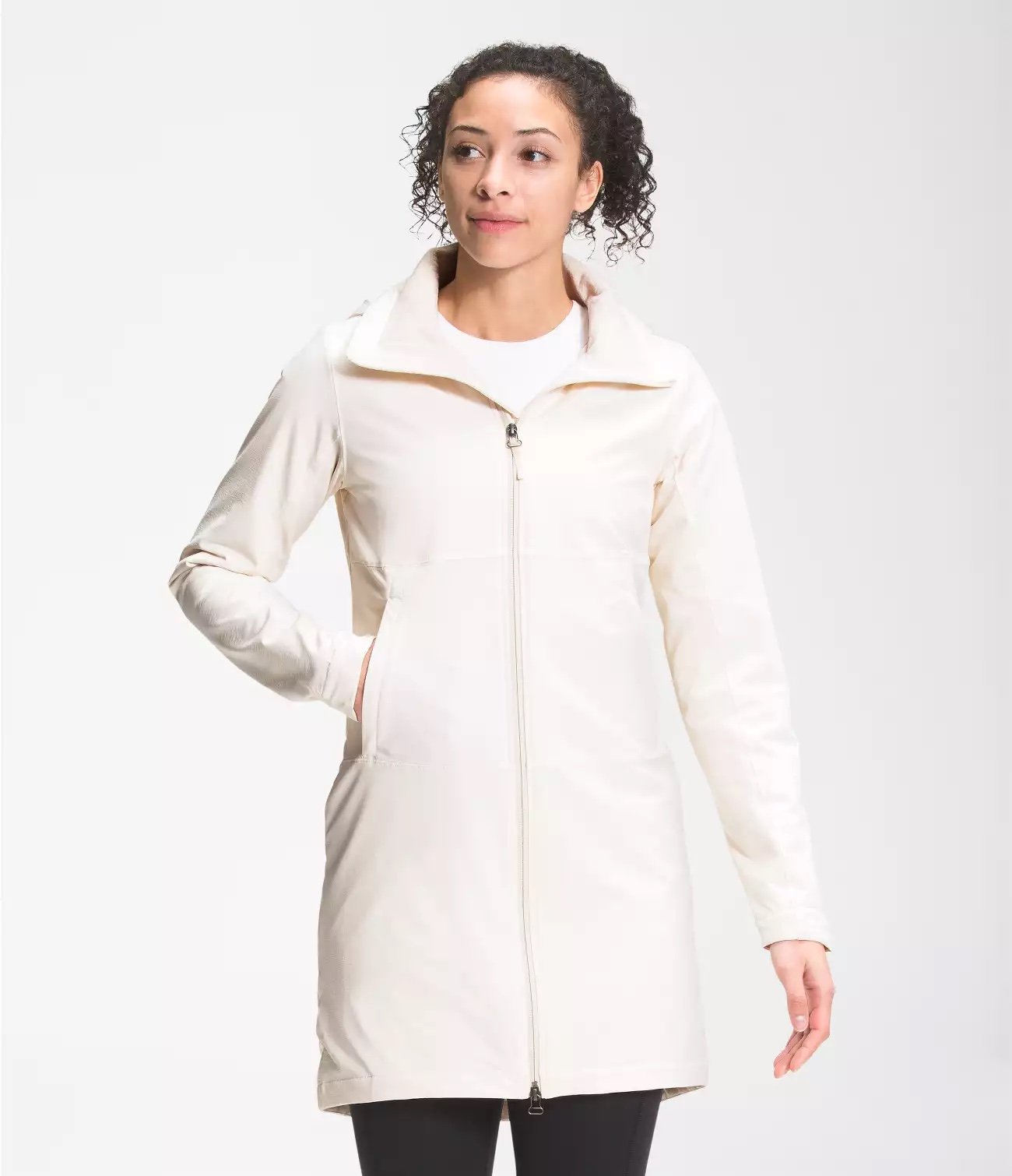 NWT The North Face W Shelbe Raschel Parka Gardenia White with hood
