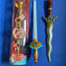 3 ITEMS 1) NEW Elena Avalor Magical Scepter of Light;2)Elena Sword;3) Raya Sword
