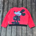 Vintage 80s Reversible Mickey Boxy Blanket Sweatshirt
