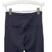 Lululemon Womens Flat Front Zip Workout Cropped Leggings Croc Print Black Size 2