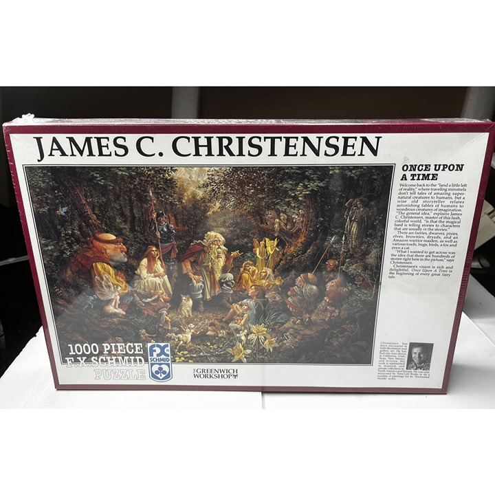 James C Christensen Once Upon A Time Puzzle F X Schmid 1000 Piece NEW James C Christensen Once Upon A Time Puzzle F X Schmid 1000 Piece NEW