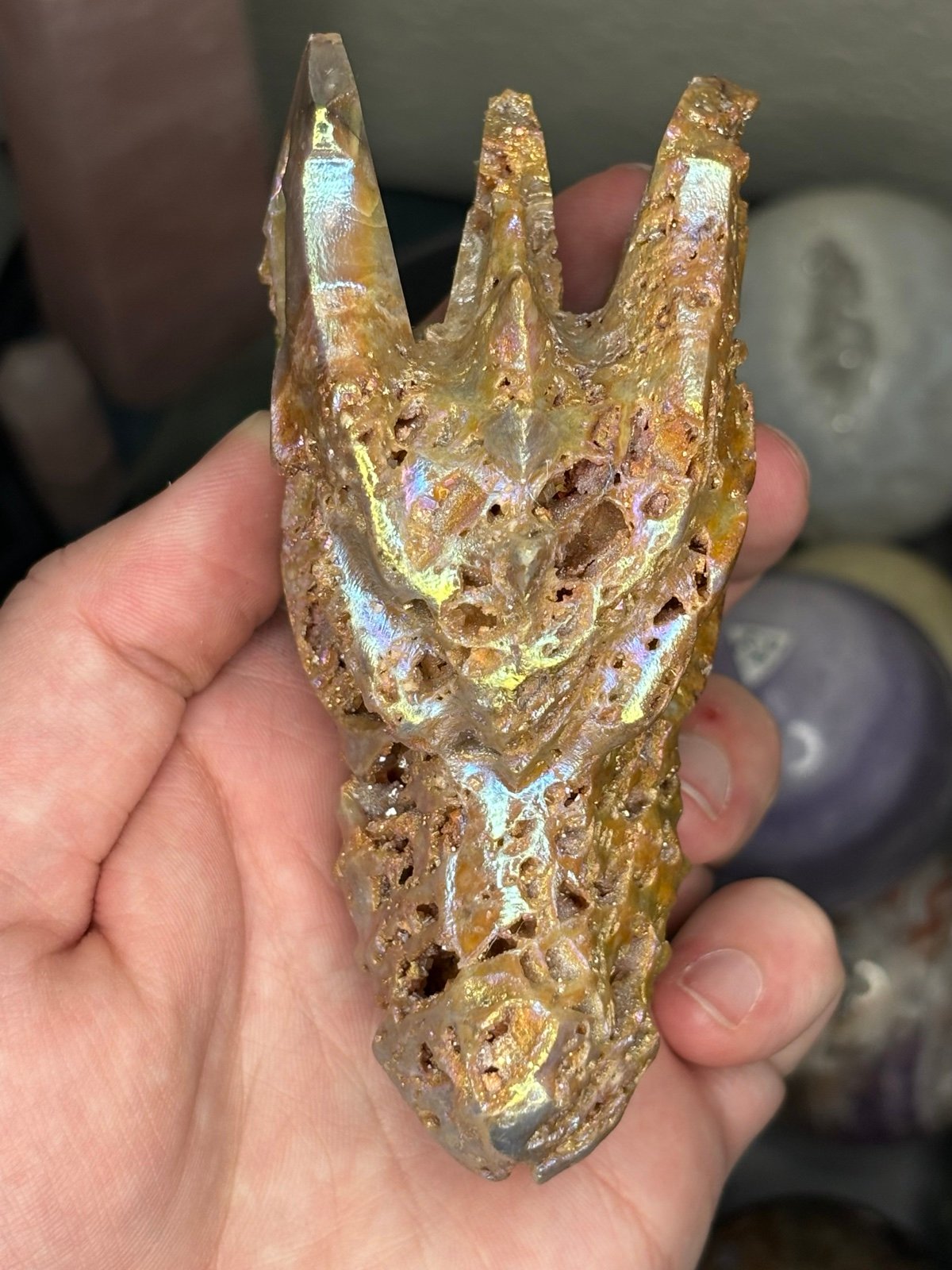 Aura Sphalerite Dragon Head