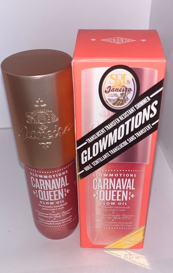 Sol De Janeiro Glowmotions Carnival Queen Glow Body Oil 2.5oz Dewy Pink Luster