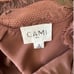 CAMI NYC v neck lace front and back pink mauve silky strappy Cami Top Size S