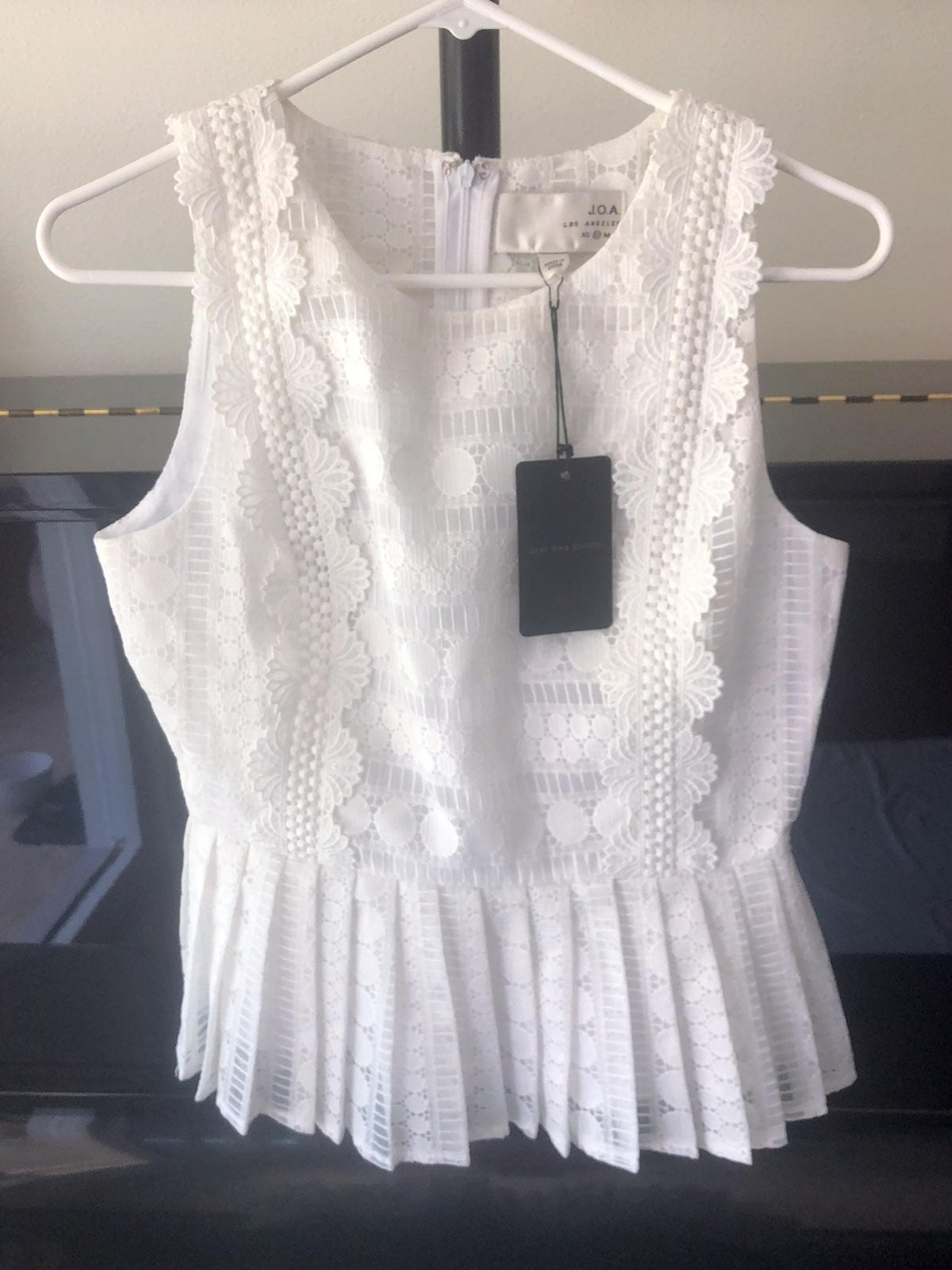 White lace top