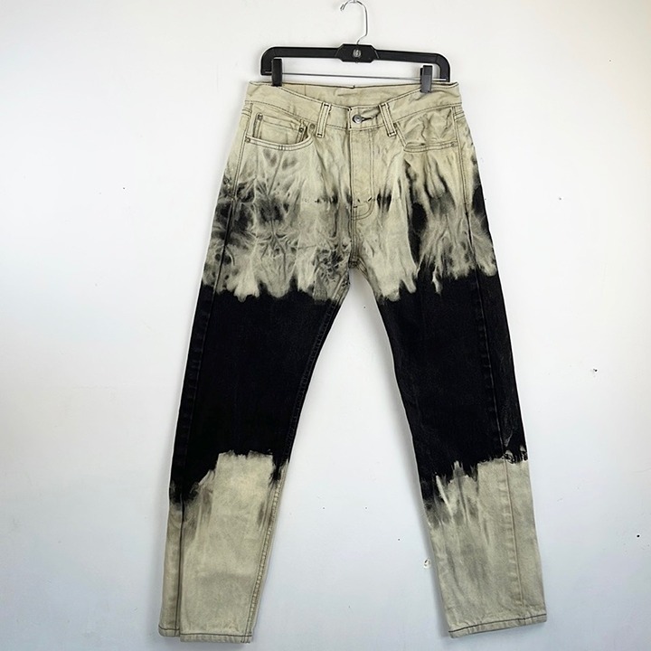 Vintage 90s Levi’s Regular Fit Men’s Tie Dye Ombré Jeans Size 32 X 32