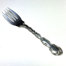 Gorham Strasbourg Sterling Silver Salad Fork - No Monogram - No Date - Old Marks