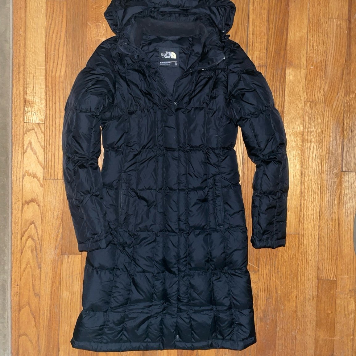 the north face puffer black metropolis XS