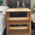 NEW Set of 2 Bamboo Stackable End Tables