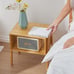 NEW Set of 2 Bamboo Stackable End Tables