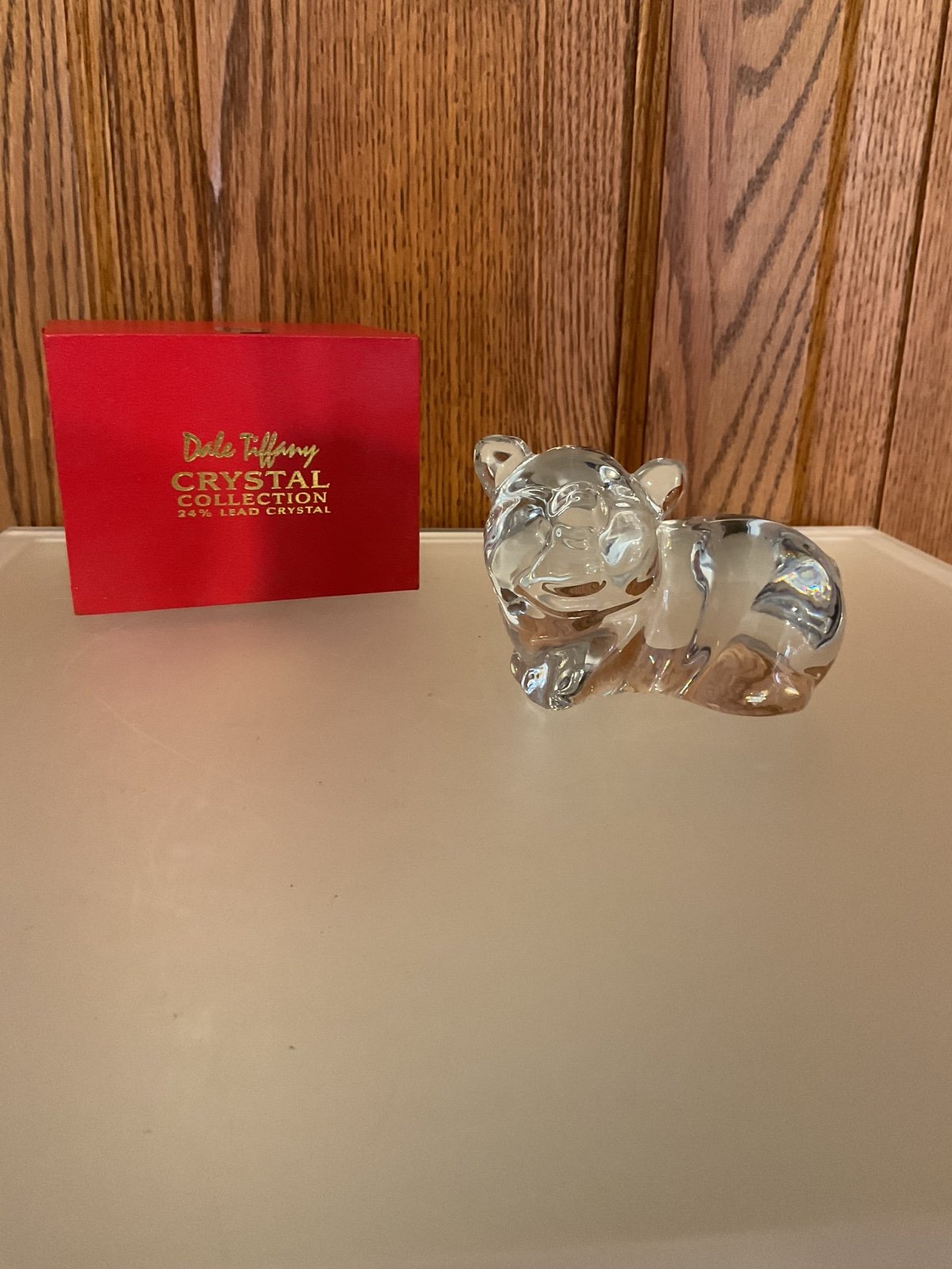 Dale Tiffany- Crystal Collection 24% LED Crystal Pig