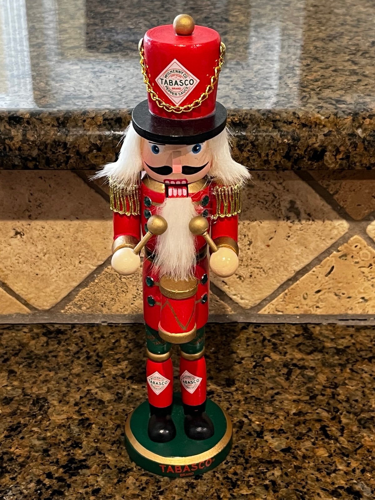 Tabasco Brand Nutcracker - Rare, HTF, Mouth Works, 10 Inch Tall