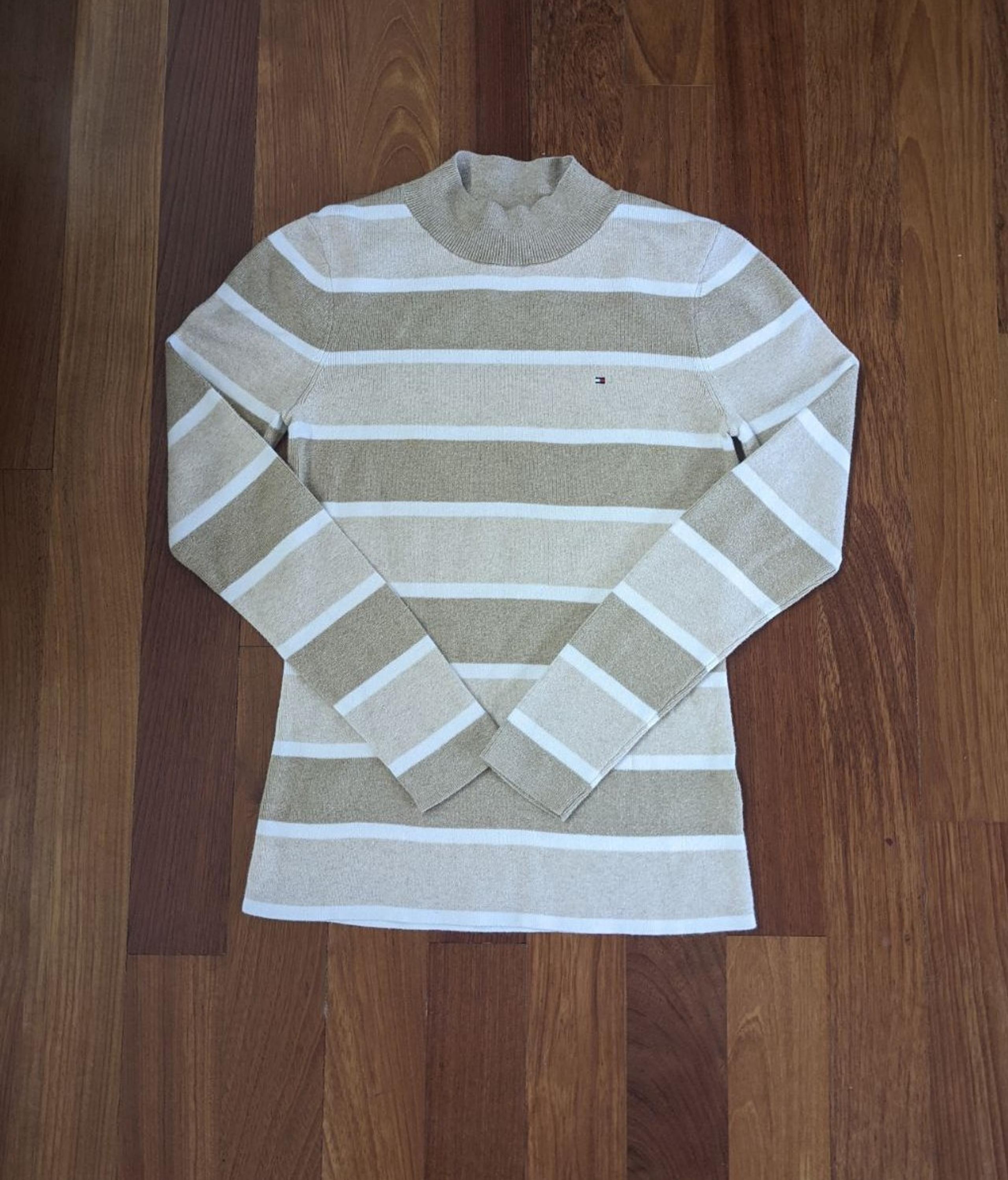 Tommy Hilfiger, tan sweater, women's small