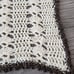 Vintage Handmade Crochet Throw Lap Chair Blanket Grannycore 64 X54 Cream Brown