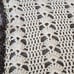 Vintage Handmade Crochet Throw Lap Chair Blanket Grannycore 64 X54 Cream Brown