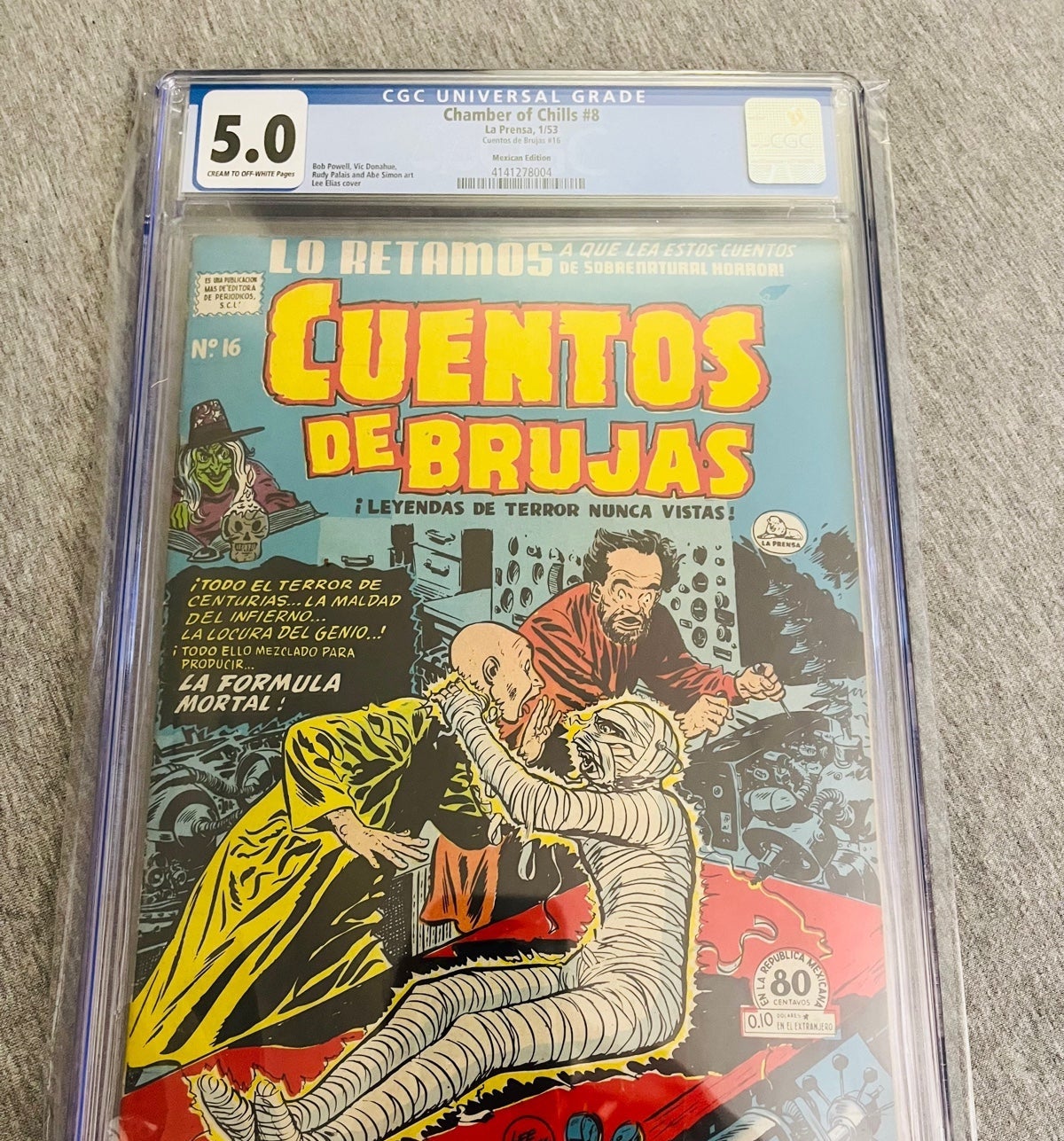 Chamber of Chills #8 CGC 5.0