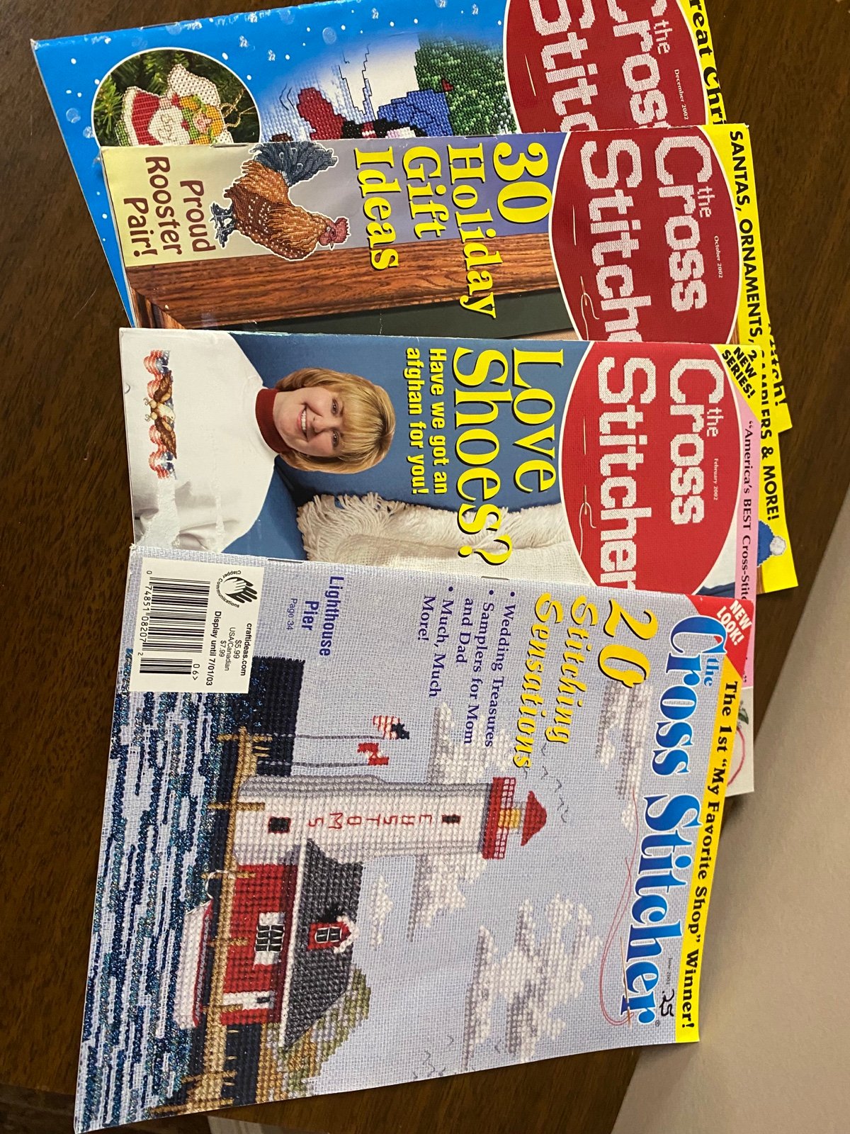 The Cross Stitcher Lot Of Magazines 2002-2003 Lot Of 4