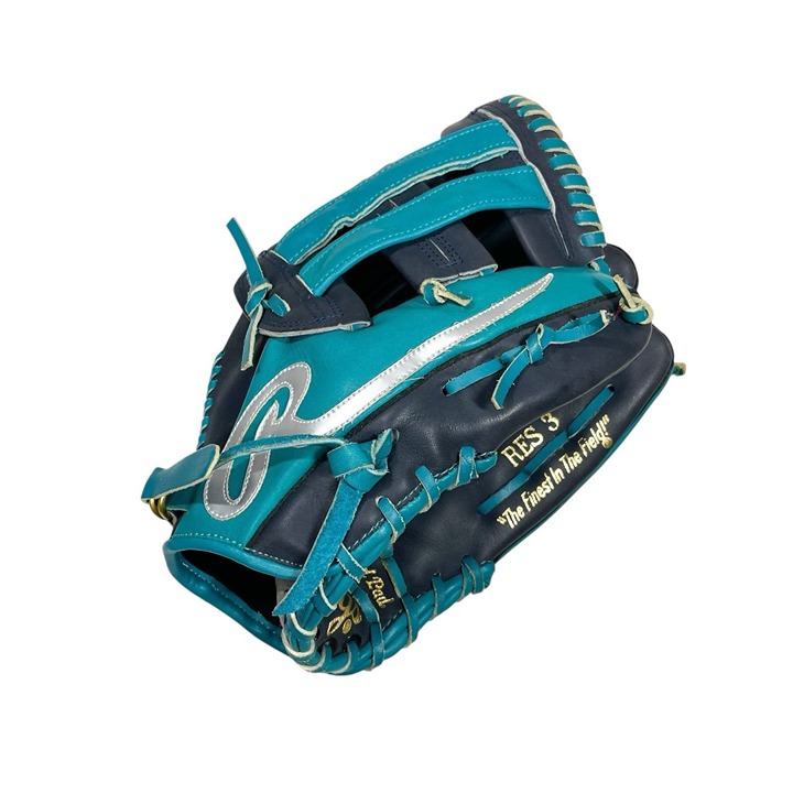 Rawlings Revolution Series RES 3 Baseball Glove Fastback Model Teal 12.5 RHT