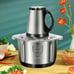 Electric Meat Grinders 5L 304 Stainless Steel Food Crusher Multifunctional