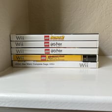 Wii Lego Bundle- Includes Indiana Jones, Harry Potter, Batman 2, and Star Wars