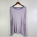 LAKE Stretch Modal Long Sleeve Sleep Shirt Lilac Size XXL